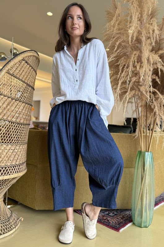 Freddie Quirky Classic Barrel Jean Dark /70=